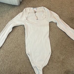 White Zara bodysuit Xs